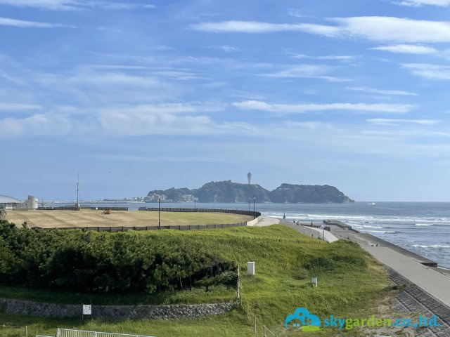 藤沢市鵠沼松が岡4丁目　土地のその他|現地より約1000ｍ、鵠沼海岸３丁目付近の風景