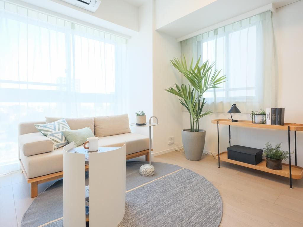 サンクタス川崎タワーの居間・リビング|ゆったり過ごせるリビングです