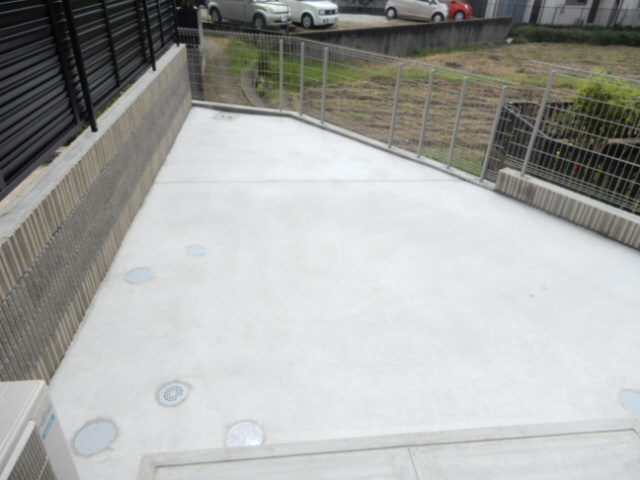 高津橋D-room　Dのバルコニー