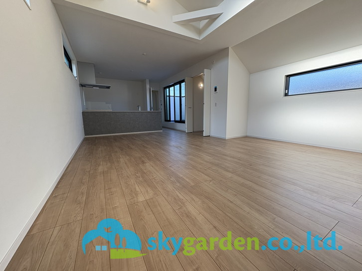 茅ヶ崎市東海岸北5期　新築戸建　全1棟1号棟の居間・リビング