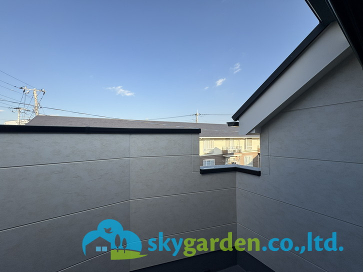 茅ヶ崎市東海岸北5期　新築戸建　全1棟1号棟のバルコニー