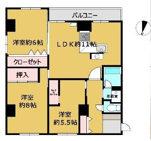 【間取り】 | ハイツ琴似