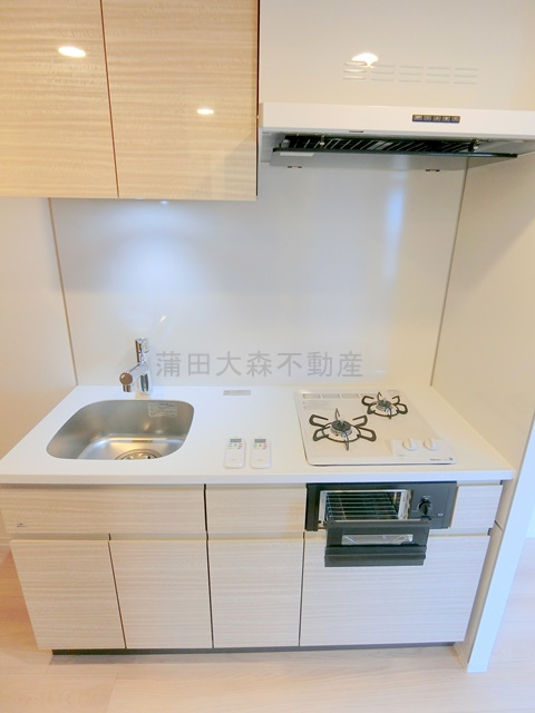 ZOOM下丸子のキッチン|2口ガスグリル付システムキッチン