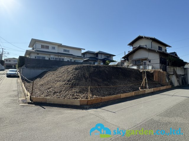 藤沢市片瀬山4丁目　土地の外観|開放感ある角地