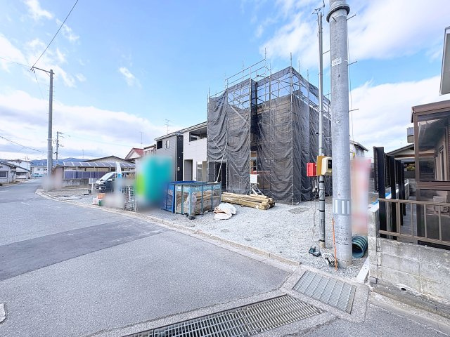 新築戸建・新築建売　南相馬市原町区橋本町第2　第二小・第一中の前面道路含む現地写真