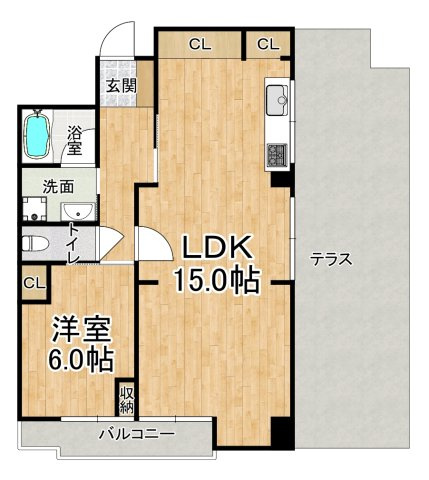 マンション朝霧3号棟の間取り|※間取りが現況と異なる場合は現況を優先します※