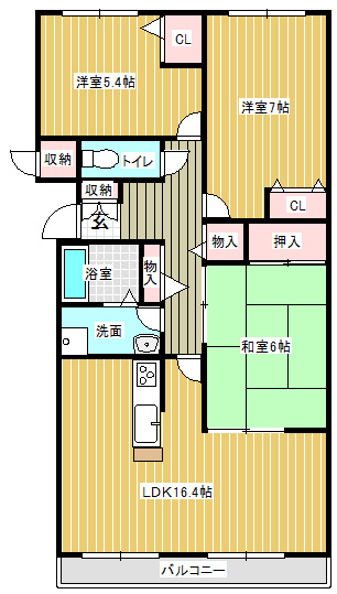 ドラゴンマンション新潟新和壱番館の間取り