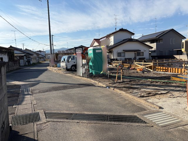 新築戸建・新築建売　南相馬市原町区橋本町第2　第二小・第一中の前面道路含む現地写真