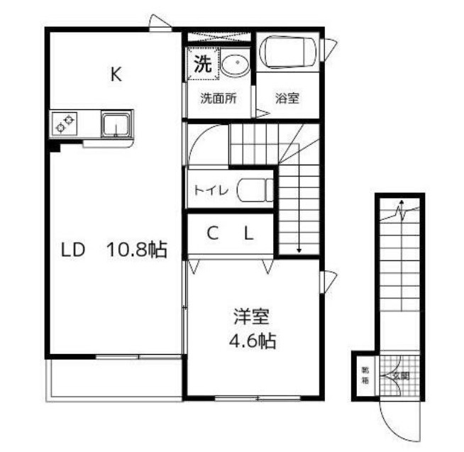 レガーロ阿保イーストの間取り
