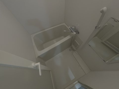 コンパクトで使いやすいお風呂です