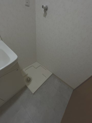 室内洗濯機置き場です