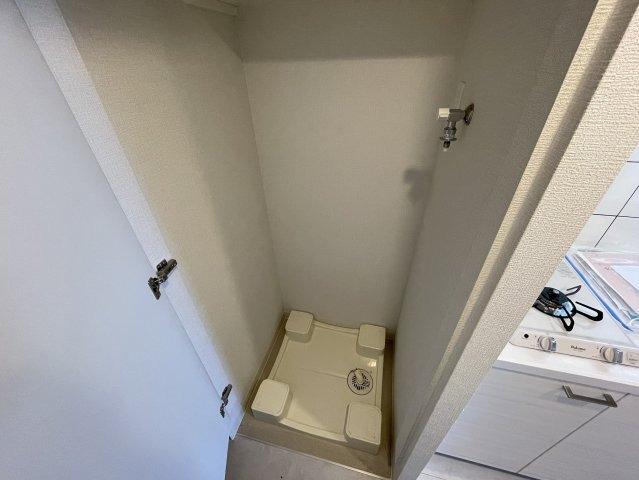 室内洗濯機置き場です。