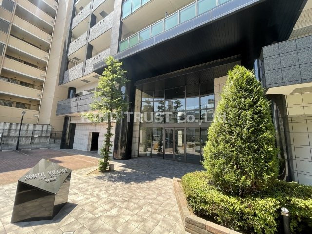 NORTH VILLAGE壱番館のエントランス|落ち着いたエントランスです