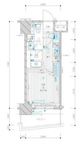 メインステージ八幡山の間取り