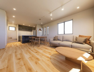 【完成予想図】 | A号棟内観完成予想図