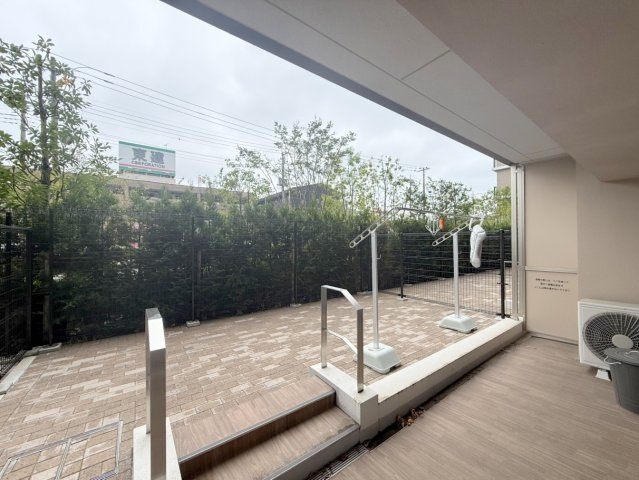 ウェリス八千代村上のバルコニー|テラス、専用庭