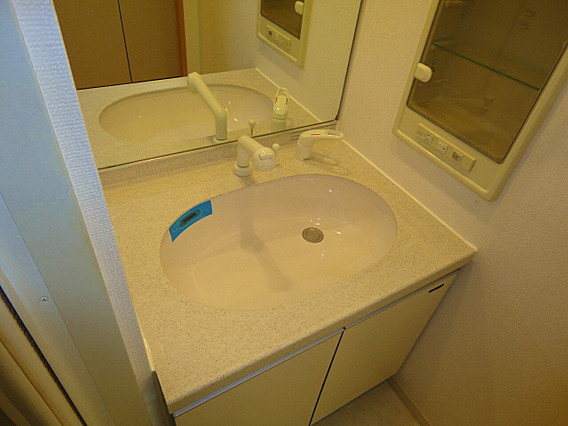 レジディア三宮東の洗面所