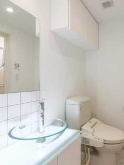 KDXレジデンス三宿　ペット相談可　独立洗面台　オートロックの洗面所