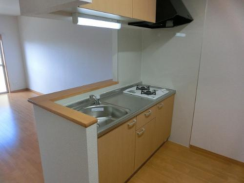 熊本市東区広木町の賃貸マンションのキッチン