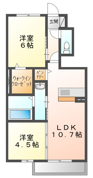 ナイス二番館の間取り