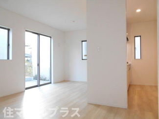 【居間・リビング】 | 郡山市富田町大徳南新築一戸建て8棟 | ゆったり過ごせるリビングです