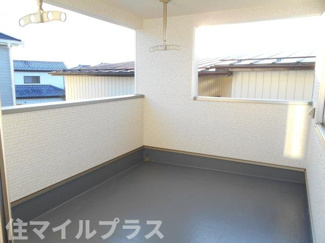 【バルコニー】 | 郡山市富田町大徳南新築一戸建て8棟 | バルコニーがあります