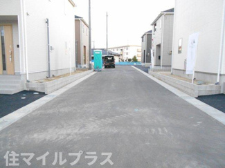 【前面道路含む現地写真】 | 郡山市富田町大徳南新築一戸建て8棟 | 前面道路含む現地写真です