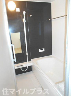 【浴室】 | 郡山市富田町大徳南新築一戸建て8棟 | ゆったり過ごせるお風呂です