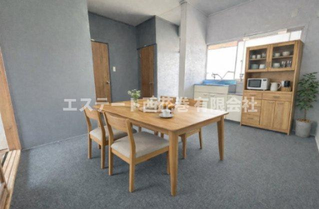 鎌田荘のその他|キッチン家具配置例