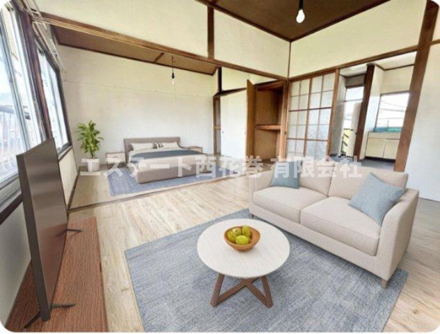 鎌田荘の内装|居室家具配置例