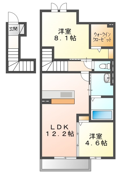 ナイス二番館の間取り