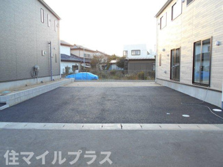 【駐車場】 | 郡山市富田町大徳南新築一戸建て8棟 | 車をお持ちの方に嬉しい駐車場付きの物件です