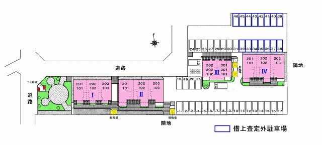 グレイスレジデンスⅣの区画図