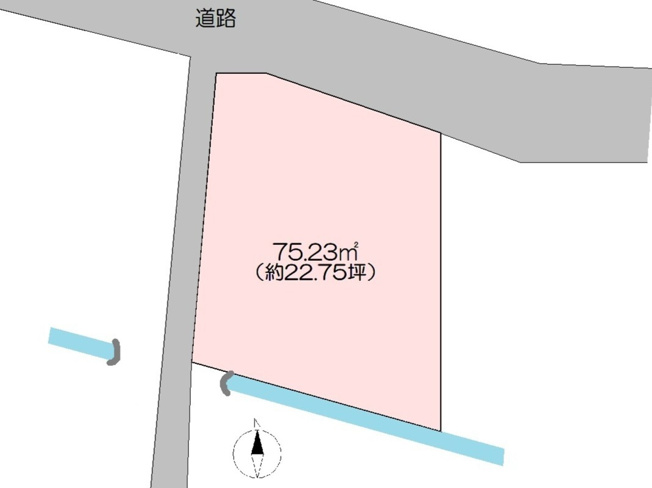 【区画図】 | 売地　高知市愛宕町2丁目　＠27
