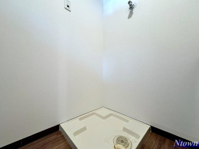 【設備】 | Creo庄内通参番館 | 洗濯機置き場です。