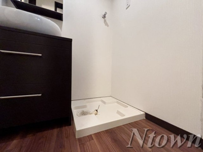 【設備】 | Creo庄内通弐番館 | 洗濯機置き場です