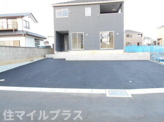 【駐車場】 | 郡山市富田町大徳南新築一戸建て8棟 | 駐車場があるので、車を買う予定の方も安心です