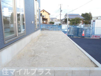【庭】 | 郡山市富田町大徳南新築一戸建て8棟 | お庭の付いた物件です