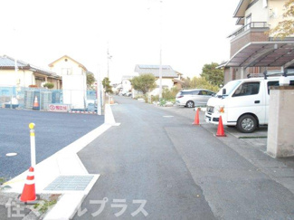 【前面道路含む現地写真】 | 郡山市富田町大徳南新築一戸建て8棟 | 前面道路含む現地写真です