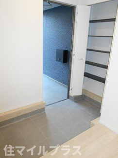 【玄関】 | 郡山市富田町大徳南新築一戸建て8棟 | きれいな玄関です