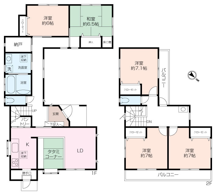 ～ゆとりのある敷地と自然溢れるお家～　高円坊中古戸建ての画像