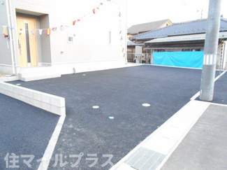 【駐車場】 | 郡山市富田町大徳南新築一戸建て8棟 | 車をお持ちの方に嬉しい駐車場付きの物件です