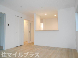 【居間・リビング】 | 郡山市富田町大徳南新築一戸建て8棟 | おしゃれなリビングです