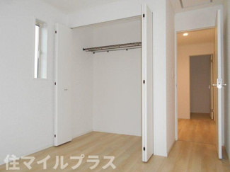 【洋室】 | 郡山市富田町大徳南新築一戸建て8棟 | コンパクトで使いやすい洋室です