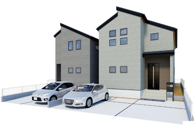 所沢市山口第6　新築戸建　リーブルガーデンの外観パース
