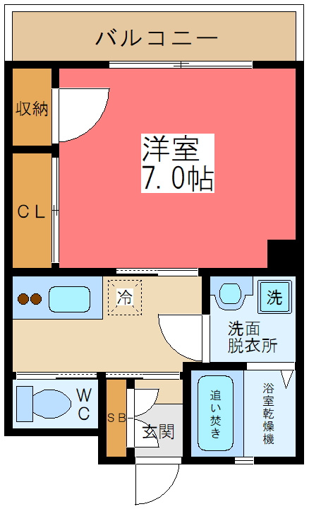 アドニス北沢の間取り