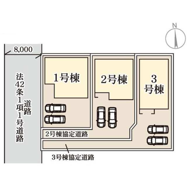 リーブルガーデン宇都宮今宮第５　新築一戸建ての区画図