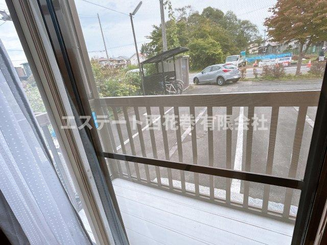 タカエビレッジのバルコニー