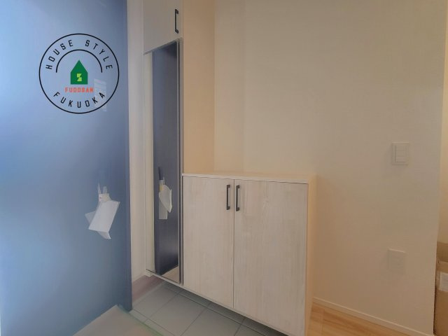 福岡市南区若久2丁目第2-1棟（2号棟）の防犯設備|二重ロックでしっかり防犯対策ができます。