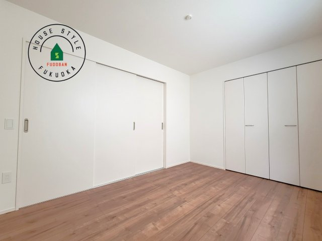 糟屋郡須恵町上須恵第25-2棟（4号棟）の内観：施工例|将来的に琉球畳を引きますこともできます。